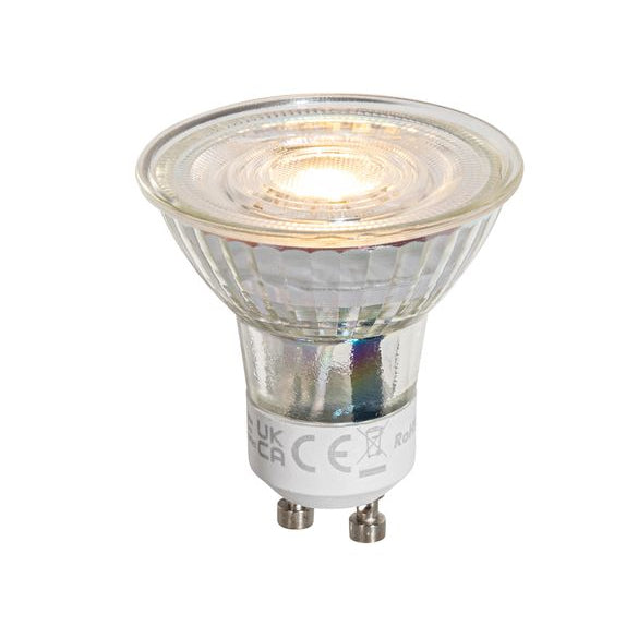 LUEDD GU10 50mm LED Bulb Clear 80 lm 2200K