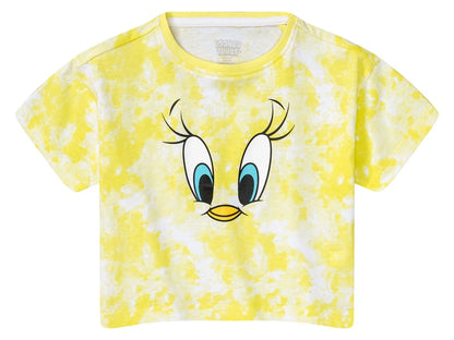 Disney Looney Tunes 2-Pack Cropped Girls' T-Shirts Multicolored 110-116 cm (4-6 Years) 437732-1
