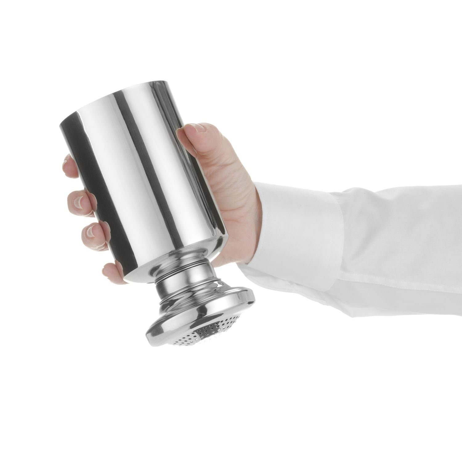 HENDI Stainless Steel Dishwasher Safe Salt Shaker with Screw Cap, 175mm Tall