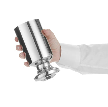 HENDI Stainless Steel Dishwasher Safe Salt Shaker with Screw Cap, 175mm Tall