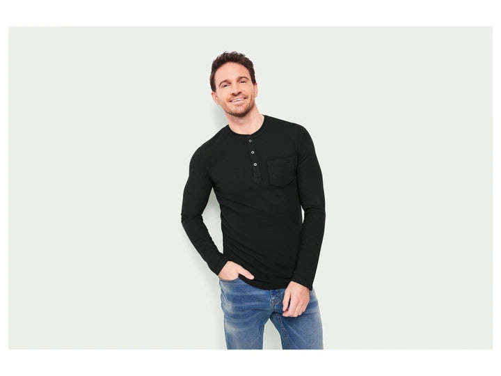 Livergy Men's Long Sleeve T-Shirt