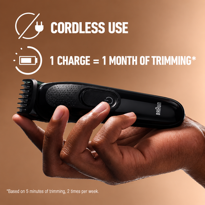 King C. Gillette Braun Beard Trimmer with Lifetime Sharp Blades