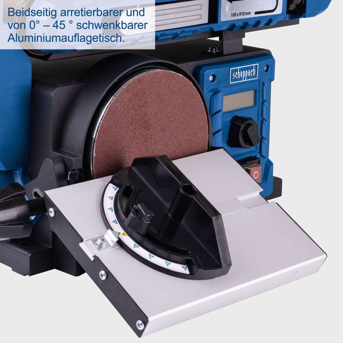 Scheppach BTS900Vario 400W Combined Belt and Disc Wood Sander