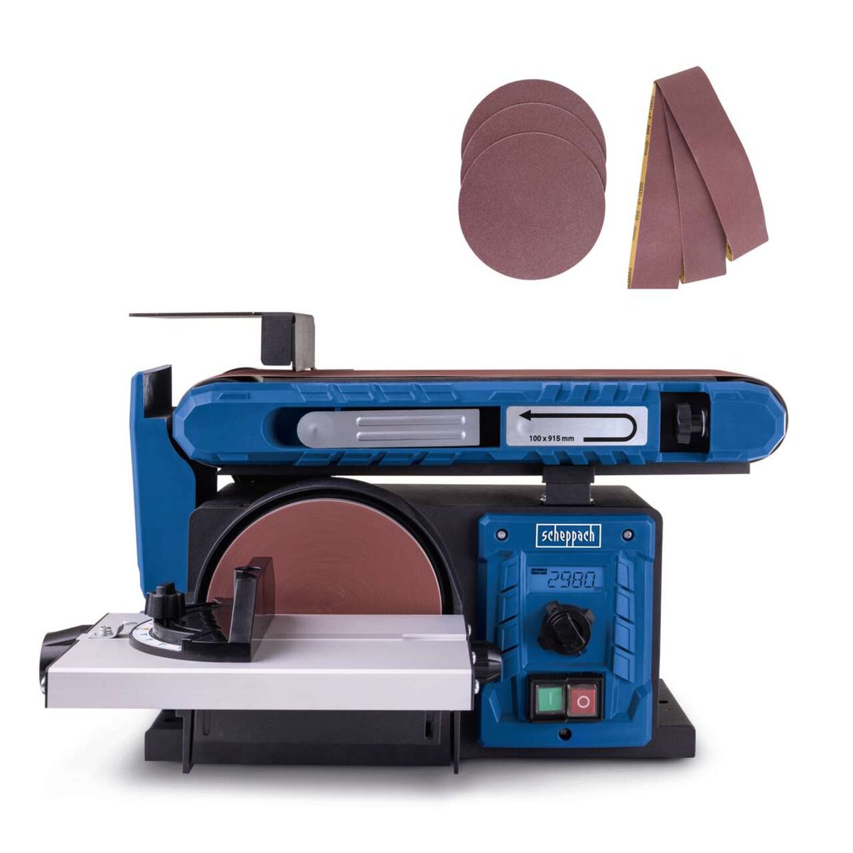 Scheppach BTS900Vario 400W Combined Belt and Disc Wood Sander