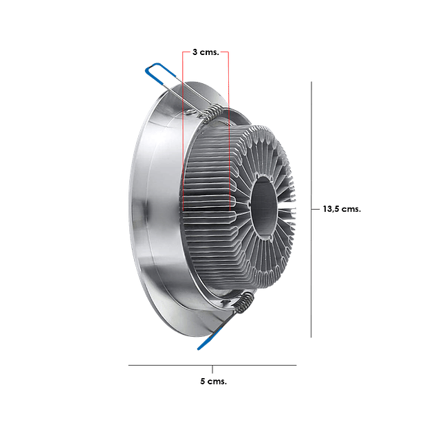 GTI 12W LED Ceiling Light: Versatile, Energy-Efficient, Indoor/Outdoor Use