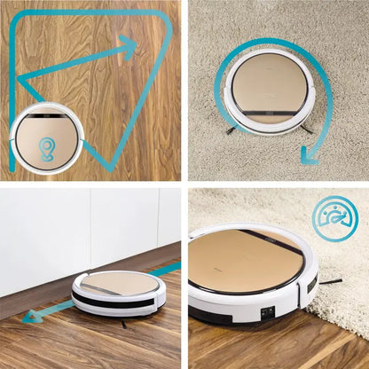 Zaco V5s Pro Gold Robotic Vacuum Mop Cleaner with Wet Mopping Function