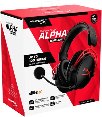 HyperX Cloud Alpha Wireless Headset: PC, PS5, PS4, Ultimate Gaming Audio