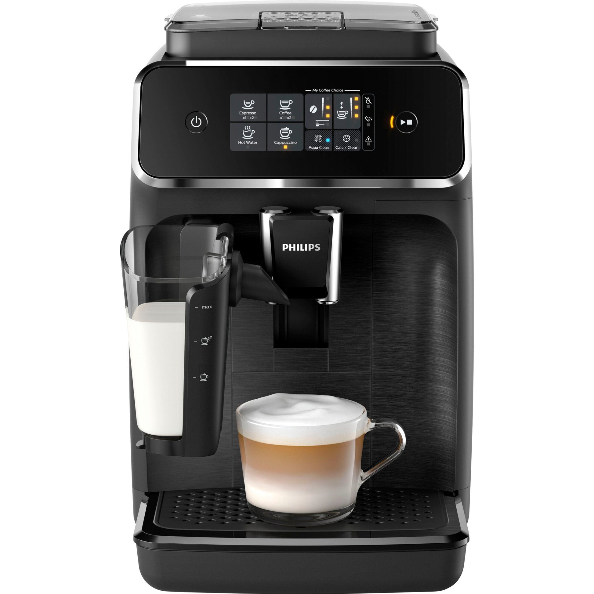 Philips 2200 Series Fully Automatic Espresso Machine with LatteGo Black