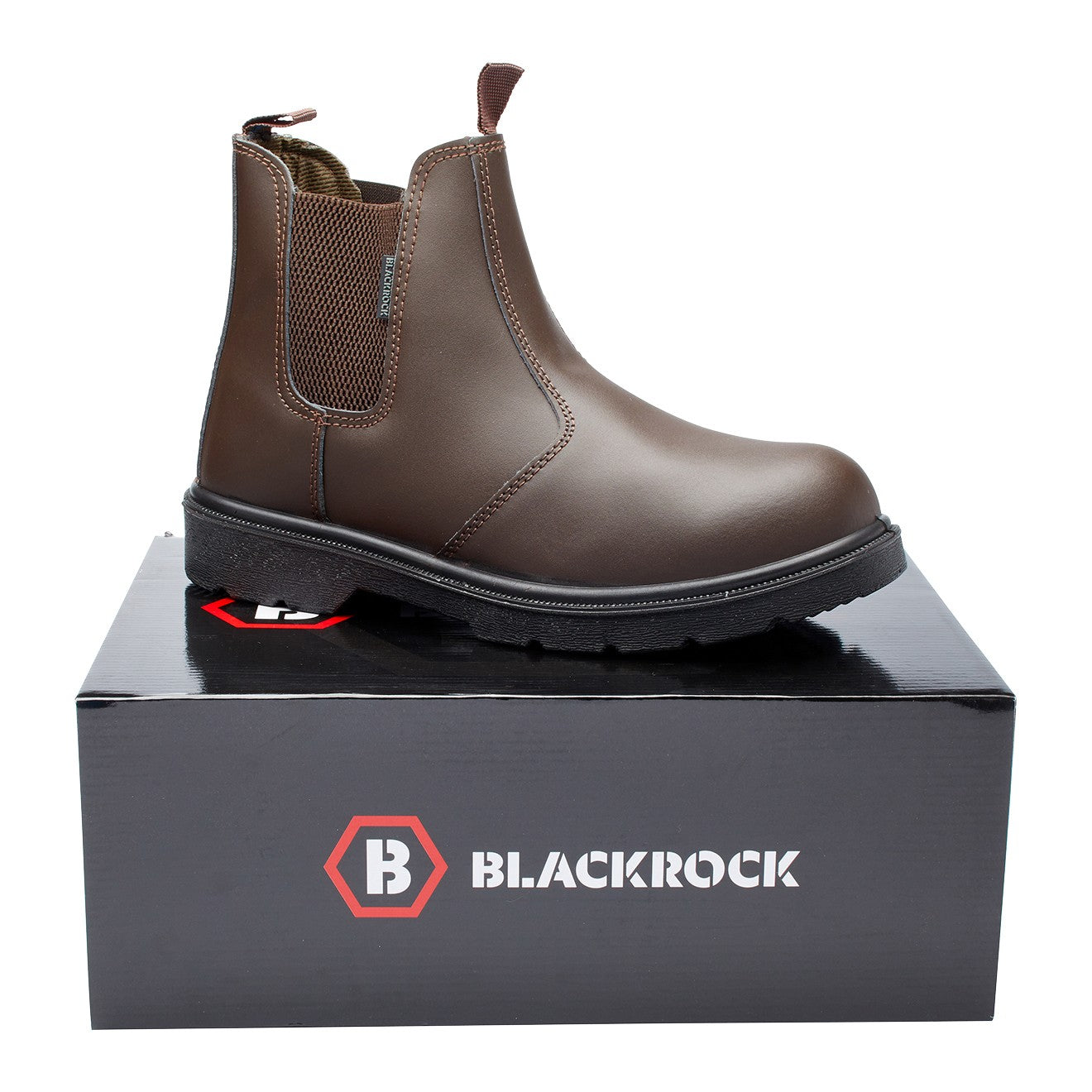 Blackrock Dealer Safety Boots: Steel Toe, Midsole, Anti-Slip, Durable Comfort