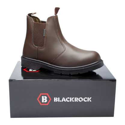 Blackrock Dealer Safety Boots: Steel Toe, Midsole, Anti-Slip, Durable Comfort