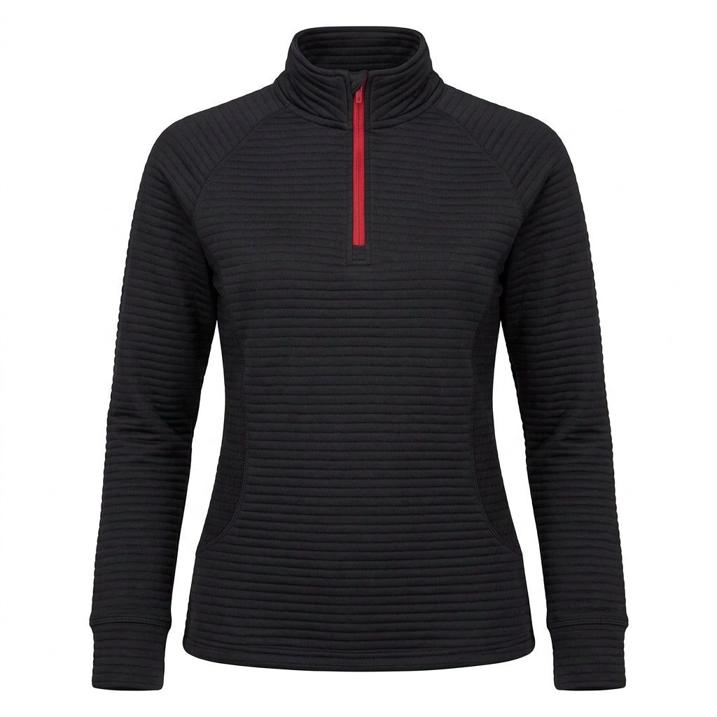 Crivit Women's Half-Zip Long-Sleeve Sweatshirt