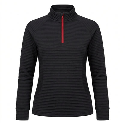 Crivit Women's Half-Zip Long-Sleeve Sweatshirt