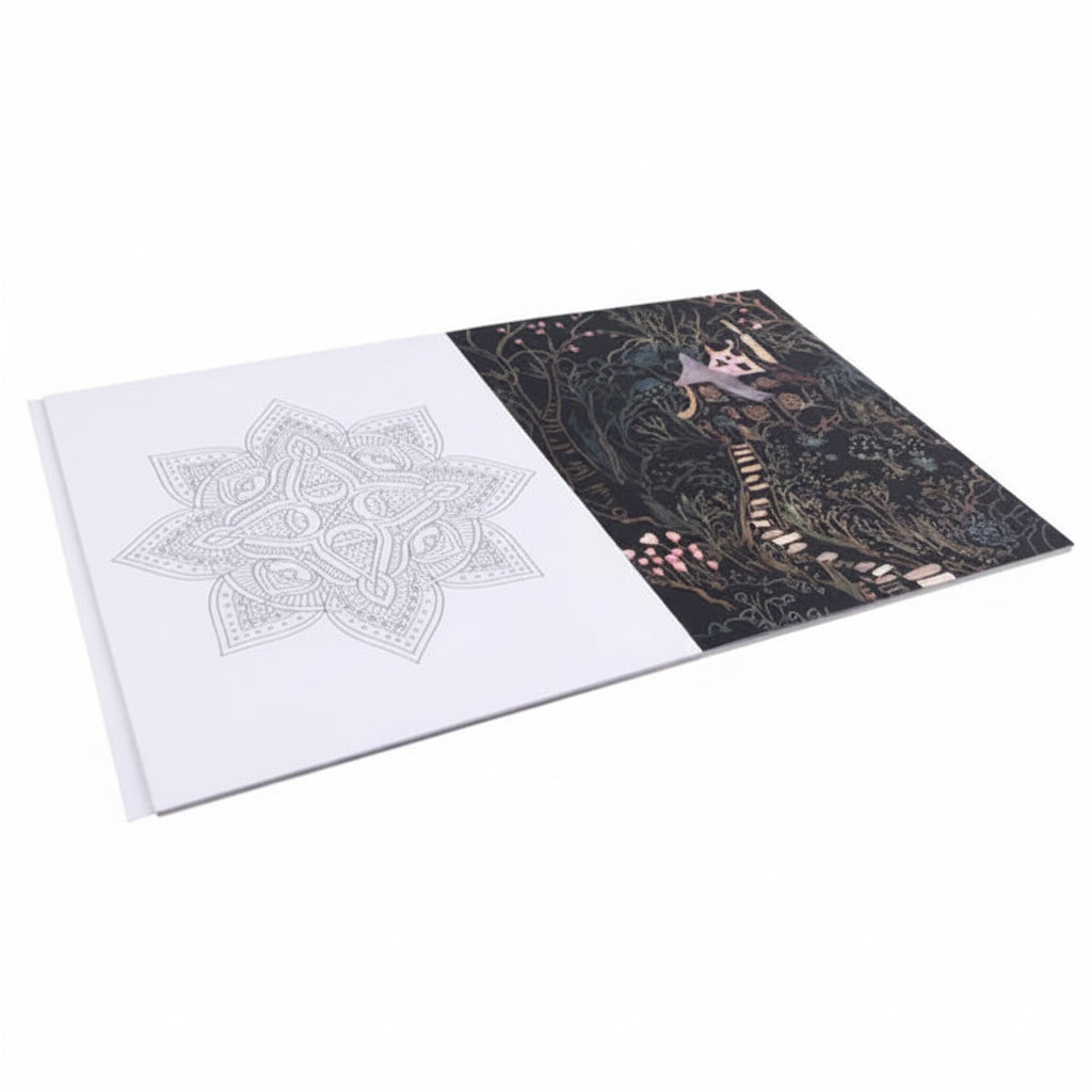 Crelando Scratch Art Set Fantastic Houses 12 Sheets HG12535B