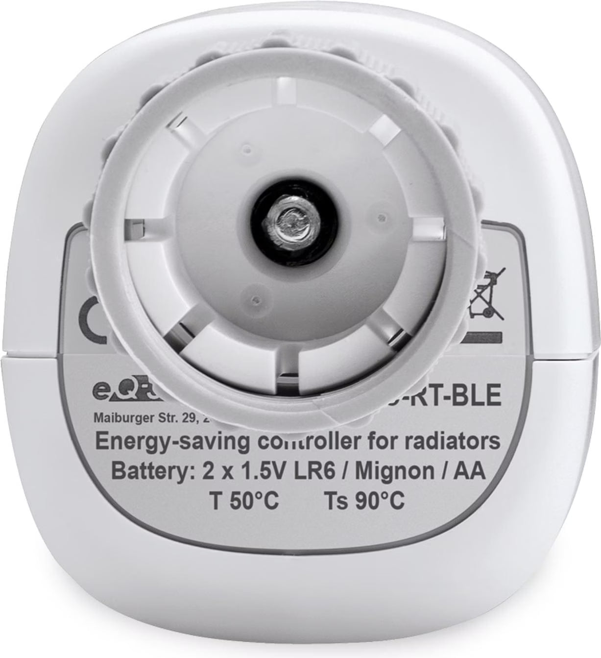 Eqiva Bluetooth Smart Radiator Thermostat White Energy Saving Home