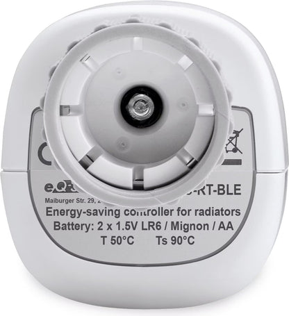 Eqiva Bluetooth Smart Radiator Thermostat White Energy Saving Home