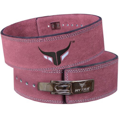 Mytra Fusion Lever Buckle Powerlifting Belt: Ultimate Gym Back Support