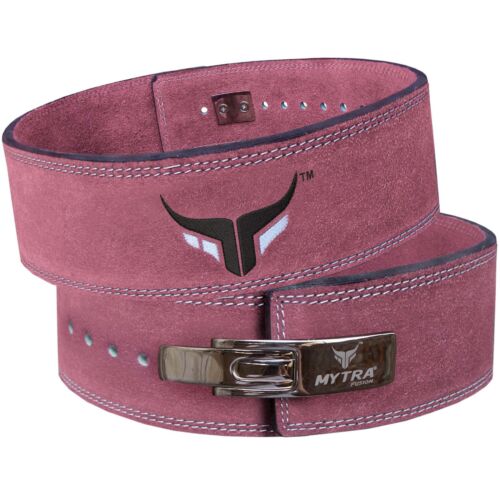 Mytra Fusion Lever Buckle Powerlifting Belt: Ultimate Gym Back Support