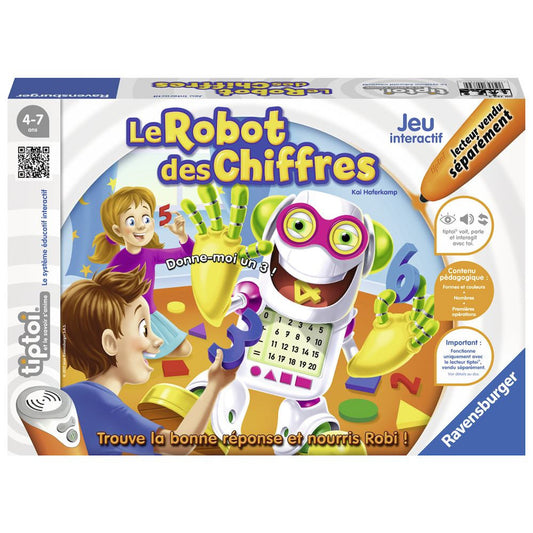 Ravensburger Tiptoi Interactive Number Robot Learning Book for Kids