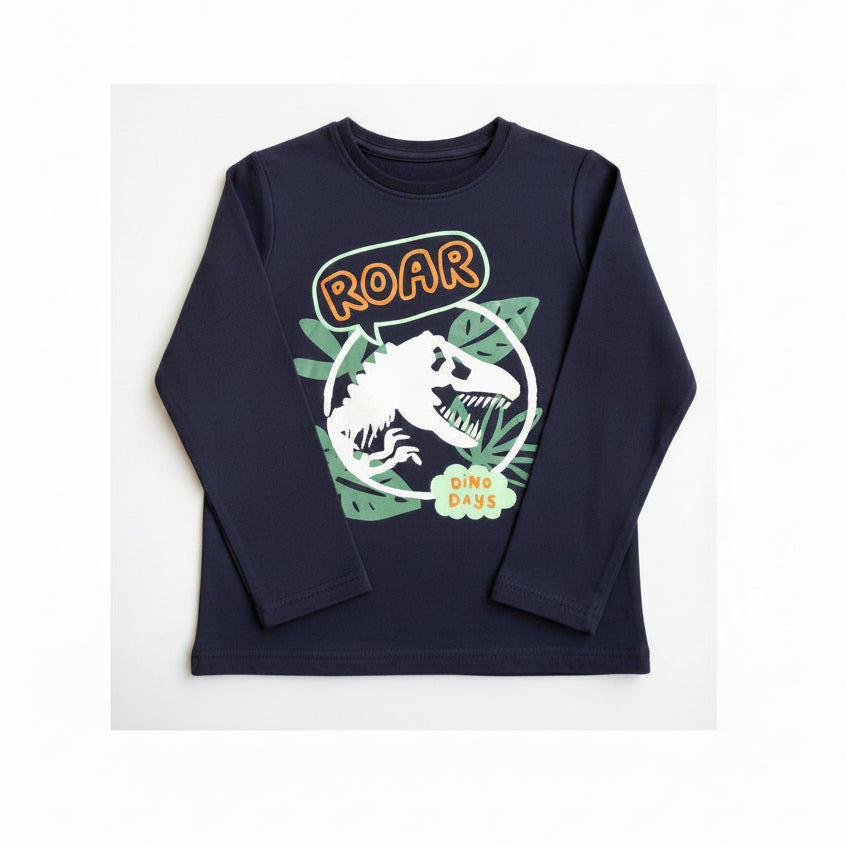 Disney Jurassic World Thermal Sweatshirt Boys Dark Blue 122-128 cm