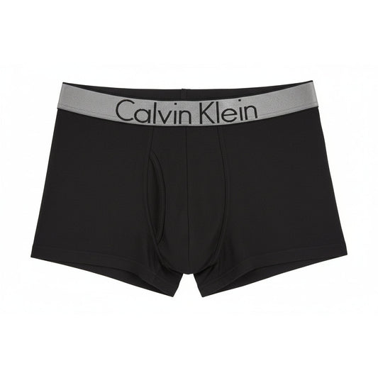Calvin Klein Cotton Classics 3-Pack Boxer Briefs for Men ,2 Black 1 Light Blue.