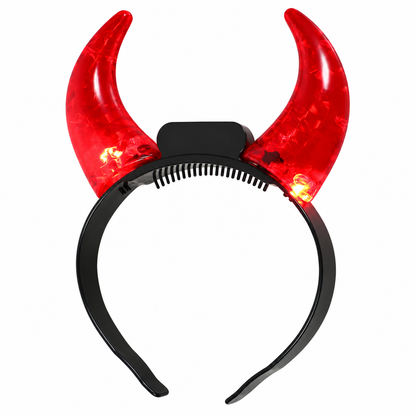 FOMIYES LED Devil Horns Headband