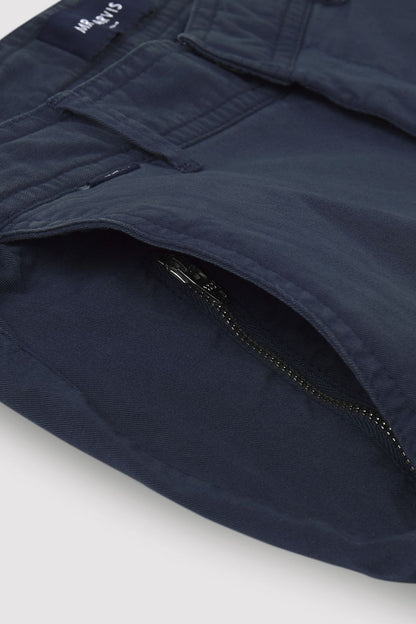 MR MARVIS Cosmics Men's Slim Fit Chino Trousers with Elastic Waistband