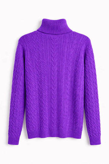 Lands' End Women's Cotton Turtleneck Sweater - Gomix Brands Outlet