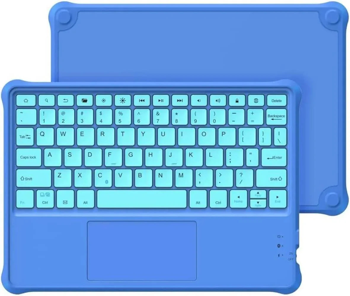 Blue Bluetooth Keyboard Case for Amazon Fire HD 10 Kids - Gomix Brands Outlet