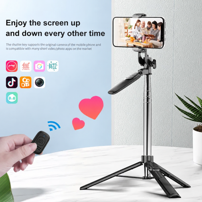 Selfie Stick A36 Extendable Selfie Tripod Stick with Bluetooth Remote