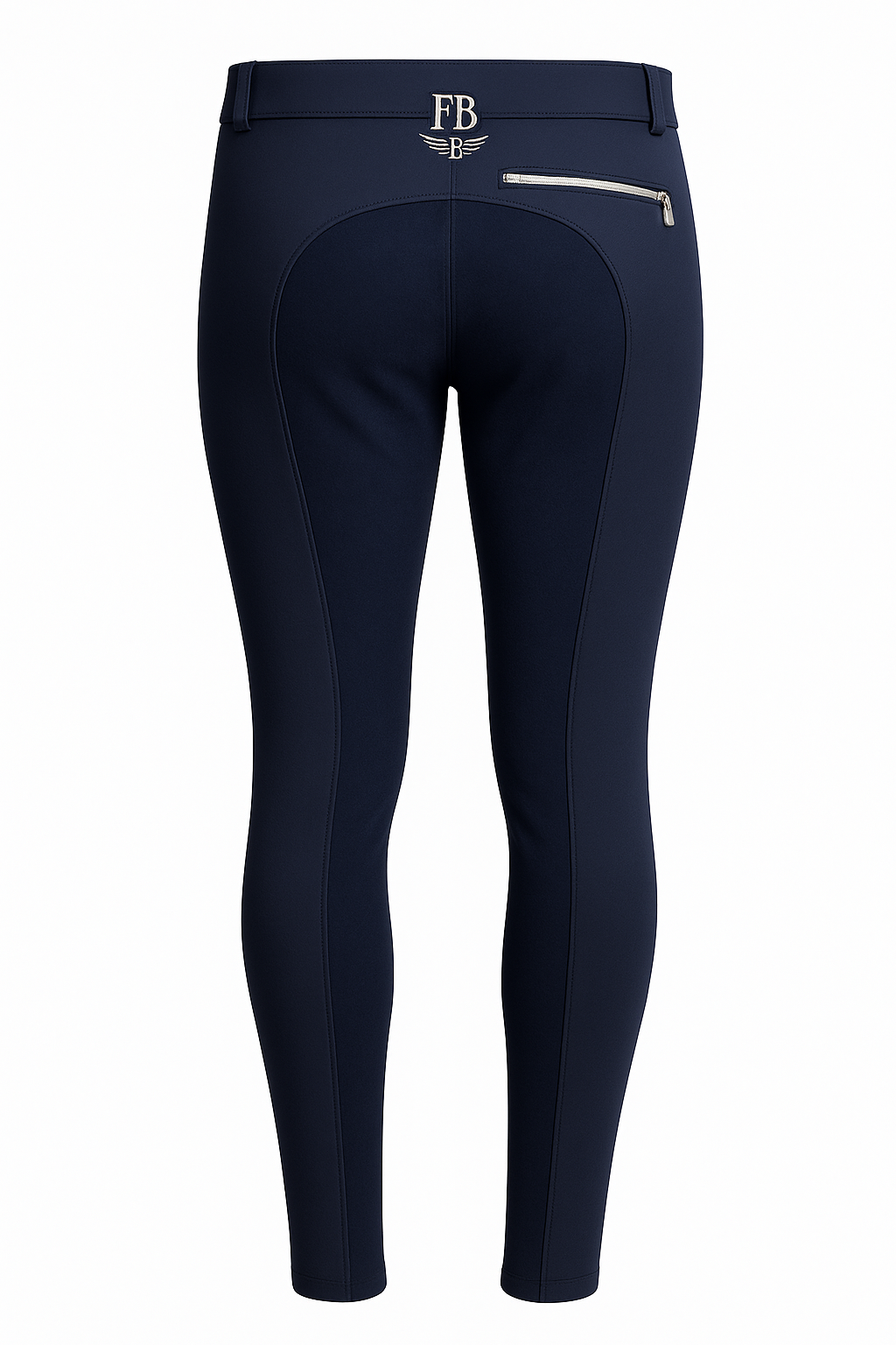 Felix Bühler Navy Full-Seat Riding Breeches – Back View