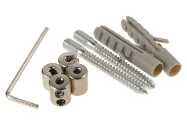 Gardinia 5m Metal Cable Tensioner – Wall or Recessed Matte Silver