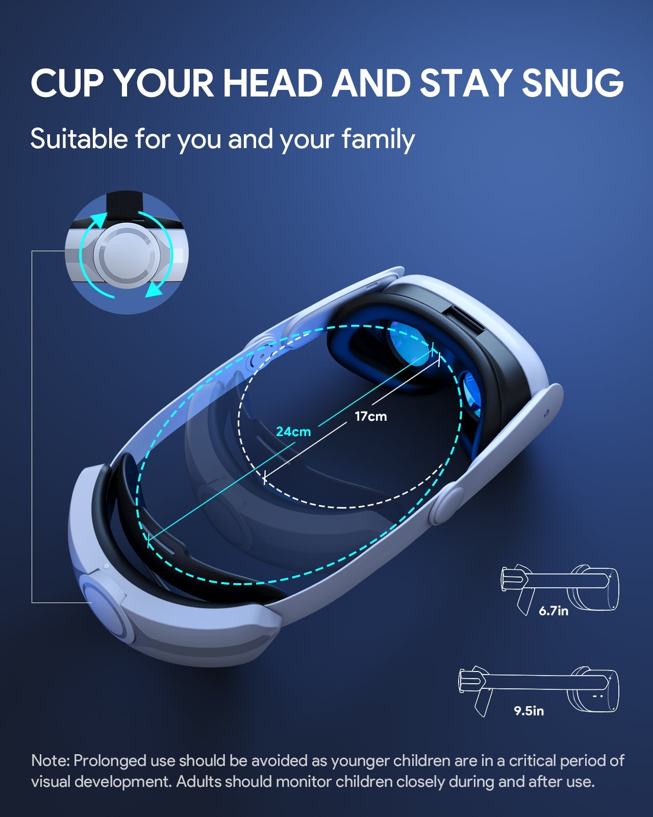 AUBIKA 8000mAh Fast-Charging Head Strap for Meta Quest 3