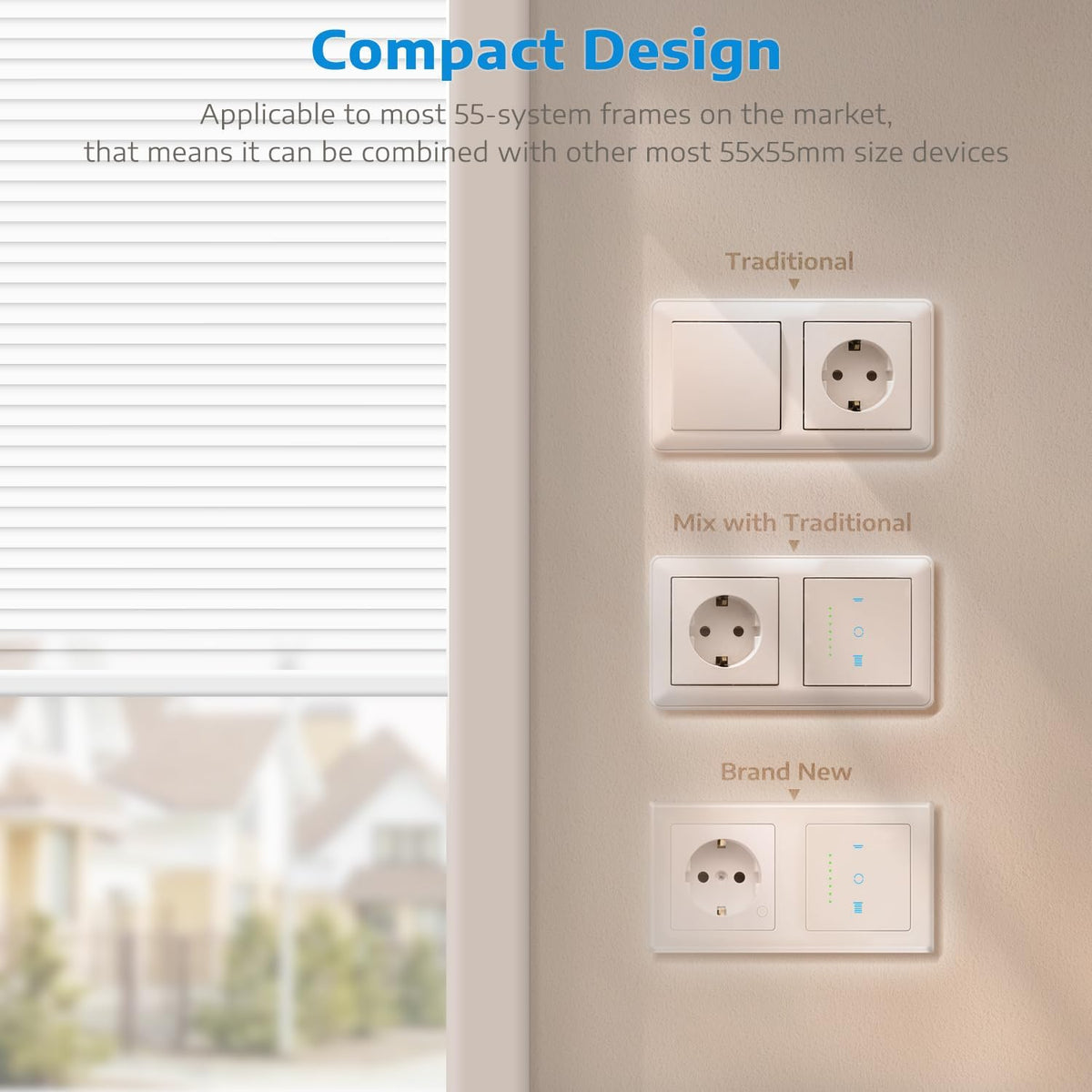 Gen6 WiFi Roller Shutter Switch