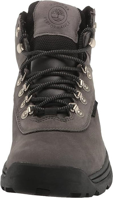 Timberland Men's White Ledge Mid Waterproof Hiking Boot, Grey Nubuck, Durable