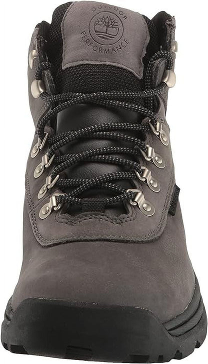 Timberland Men's White Ledge Mid Waterproof Hiking Boot, Grey Nubuck, Durable