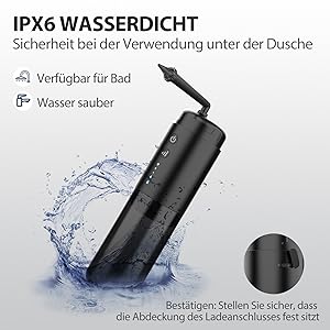 DANLIKT Electric Earwax Remover: IPX6 Waterproof, 3 Modes, Dual Nozzles