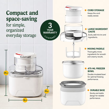 Cuisinart Solo Scoops Ice Cream Maker