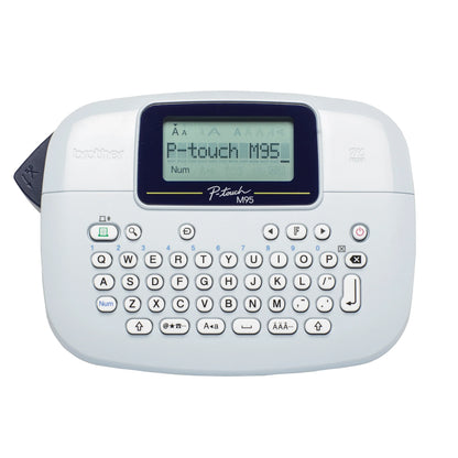 Brother PT-M95 Portable Handheld Label Maker with QWERTY Keyboard and Display - Gomix Brands Outlet