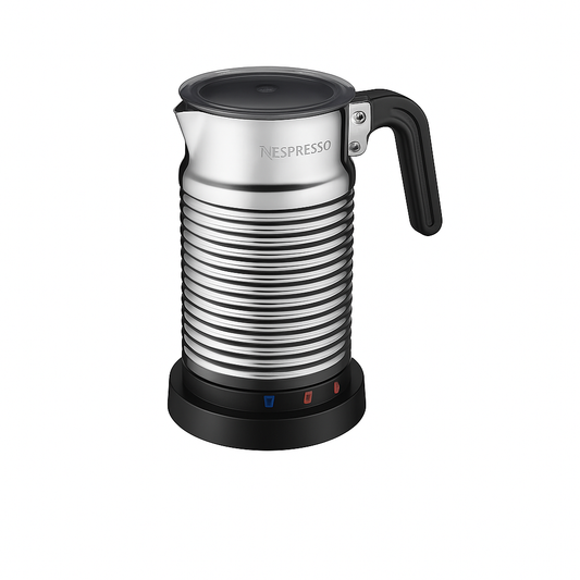 Nespresso Aeroccino 4 Electric Milk Frother: Hot & Cold Foam, Dishwasher-Safe