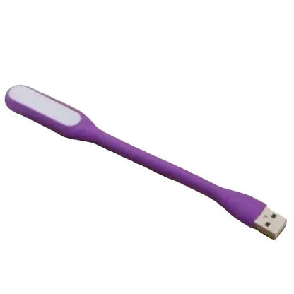 ELSAIL Portable USB LED Reading Light Purple Foldable Clip-On Lamp - Gomix Brands Outlet