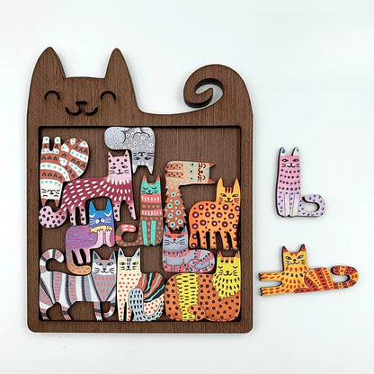 Fantastikurios Animal Shaped Wooden Jigsaw Puzzle