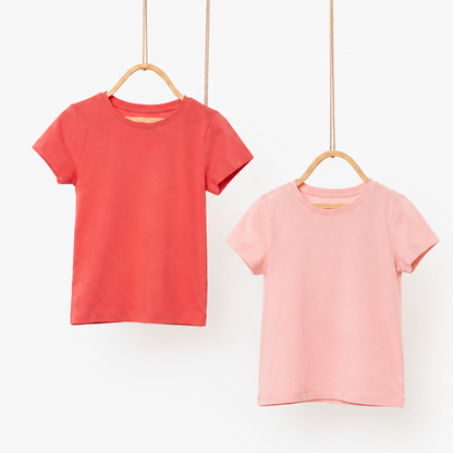 pepperts® Girls T-Shirt 2‑Pack Mixed Colors Set