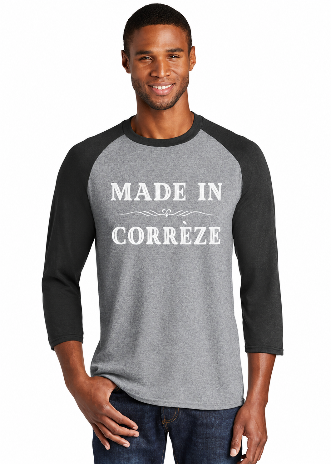 Port & Company Core Blend 3/4-Sleeve Raglan Tee
