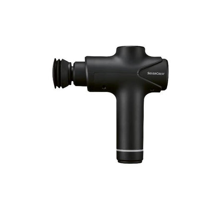 Silver Crest 5‑Attachment Powerful Massage Gun with 10 Speed Settings