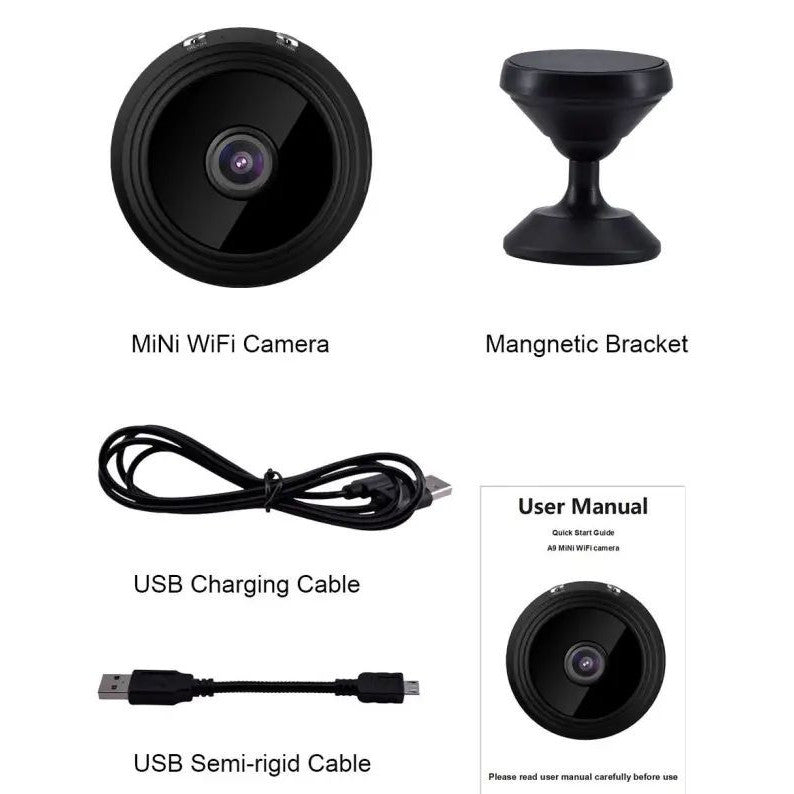 A9 Mini WiFi Camera Compact Wireless Home Surveillance Device