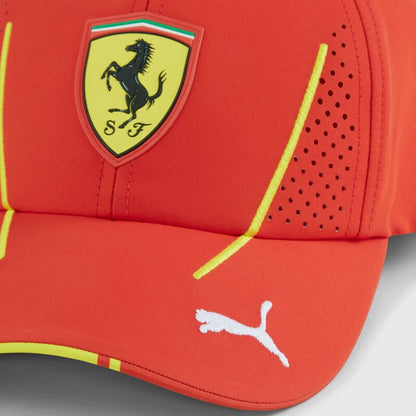 Official 2024 Scuderia Ferrari Carlos Sainz F1 Driver Cap Red #55