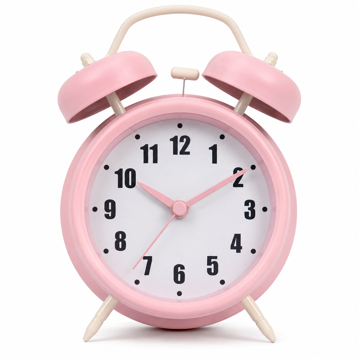 GIFTMARKET GM1973 Silent Twin Bell Analog Alarm Clock