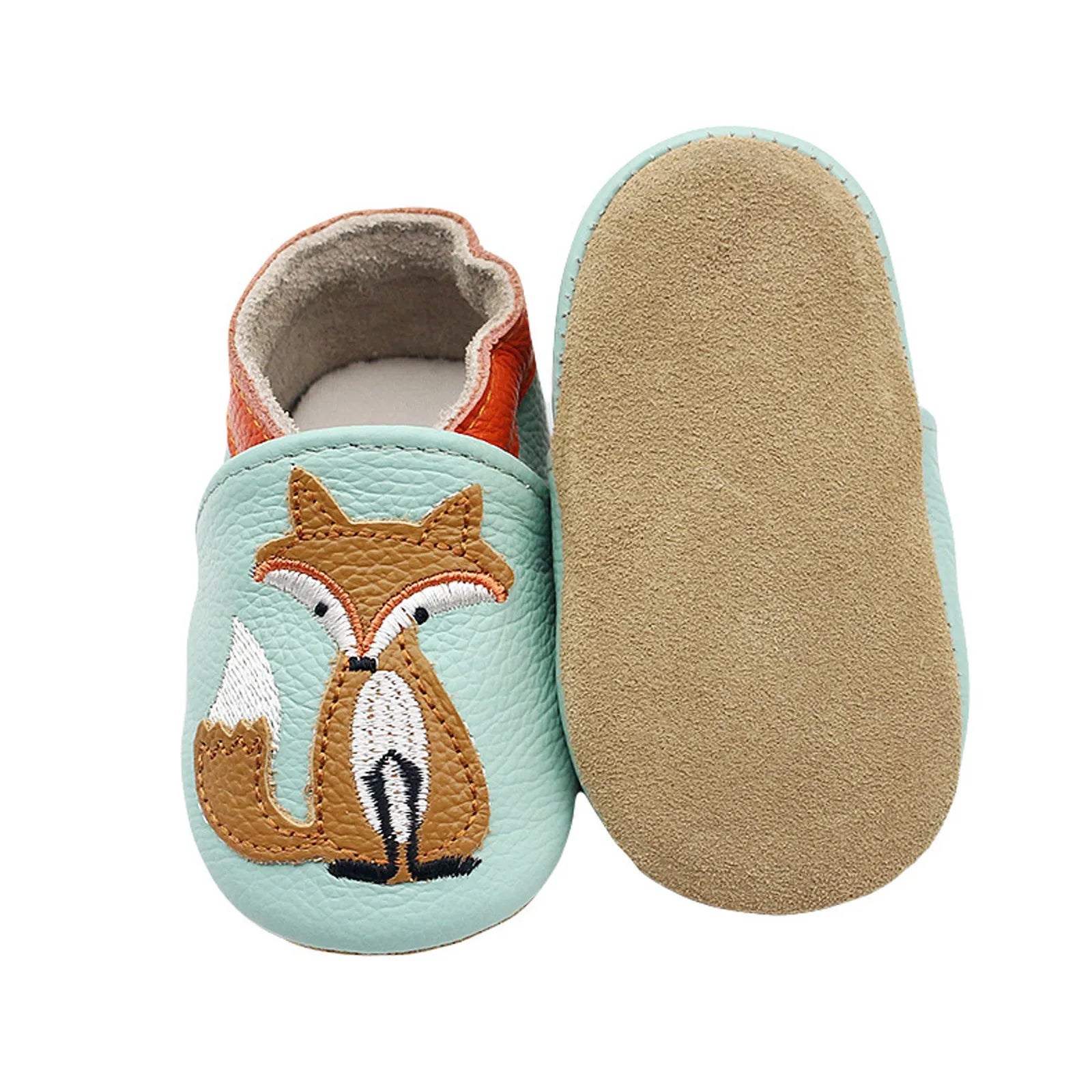 Soft Cow Leather Baby Booties: Newborn Infant First Walkers Moccasin Slippers