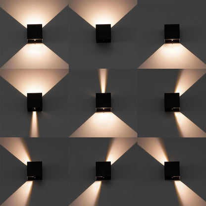 FSLiving Rechargeable LED Wall Sconce with Motion Sensor - Cordless Magnetic Mount