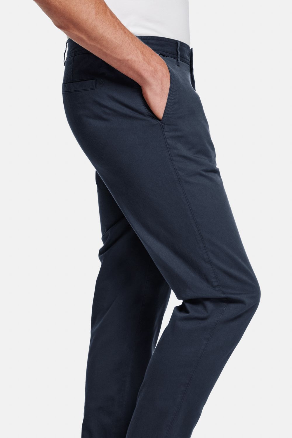 MR MARVIS Cosmics Men's Slim Fit Chino Trousers with Elastic Waistband